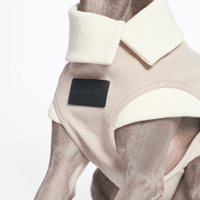 Bondir Asymmetric Collar Tank Top - Ivory