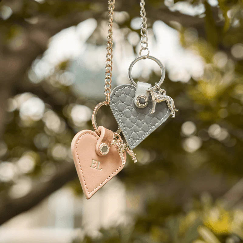 Bondir Leather Heart Bag Charm