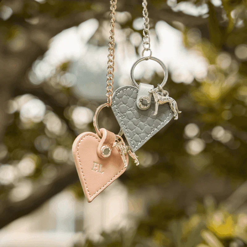Bondir Leather Heart Bag Charm