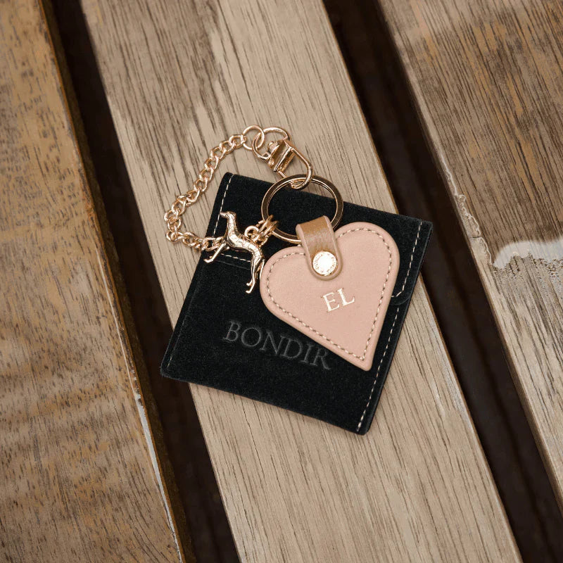 Bondir Leather Heart Bag Charm