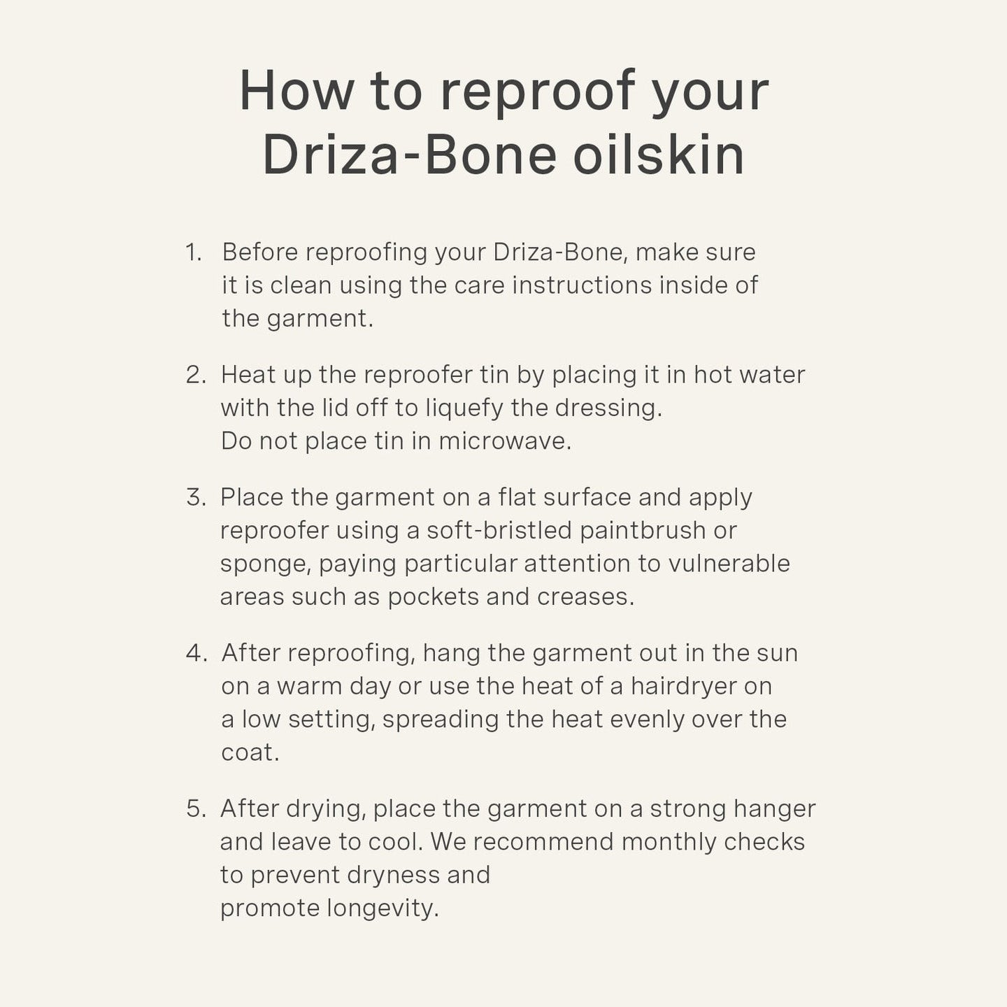 Driza-Bone Garment Dressing Reproof (Tin)