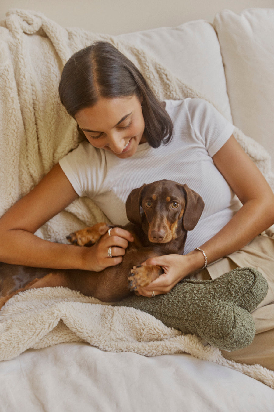 Hommey Faux Fur Pet Blanket