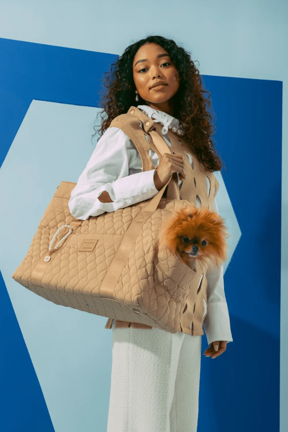 Maxbone X Bridgerton Dog Carrier Bag