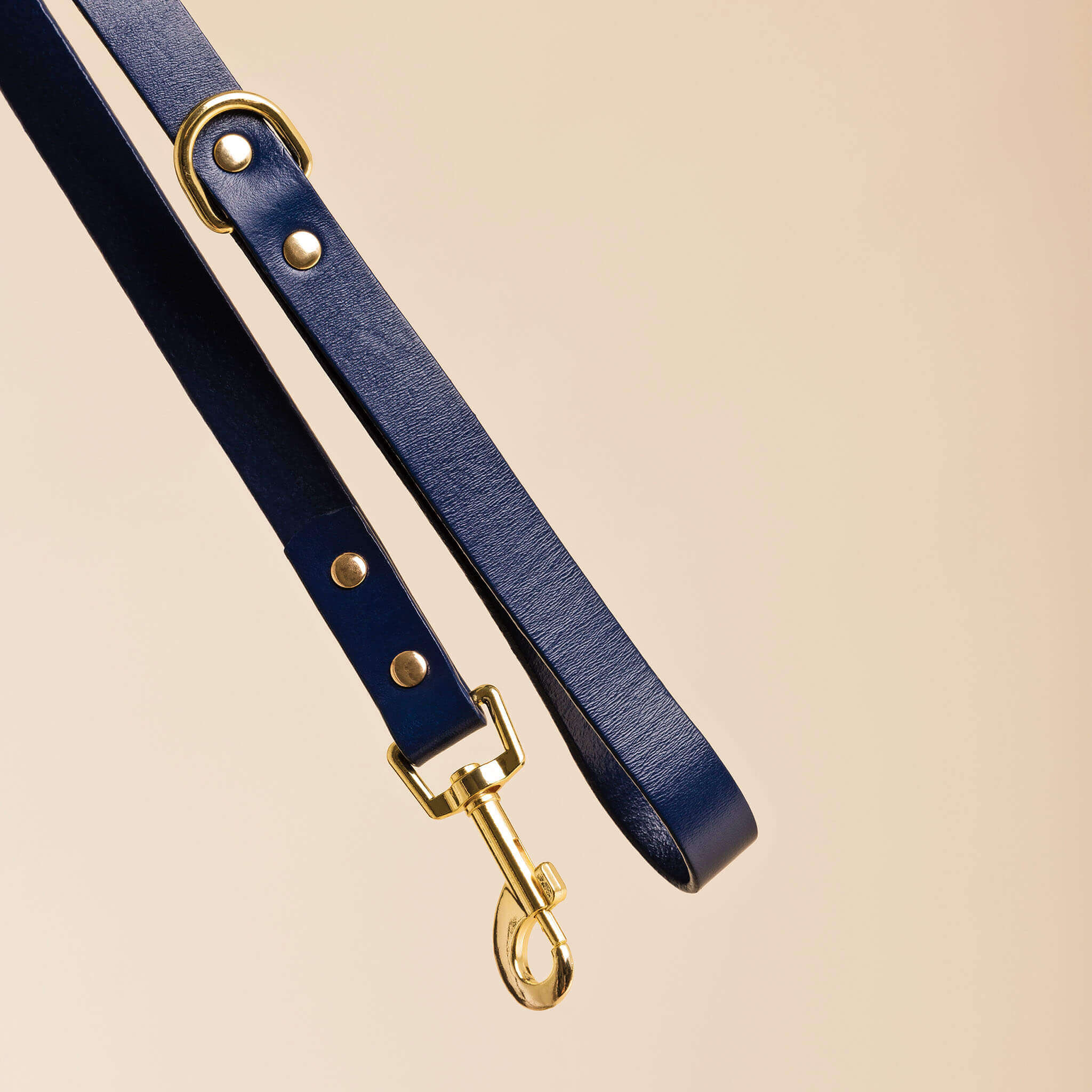 Ollie and James Italian Leather Dog Lead