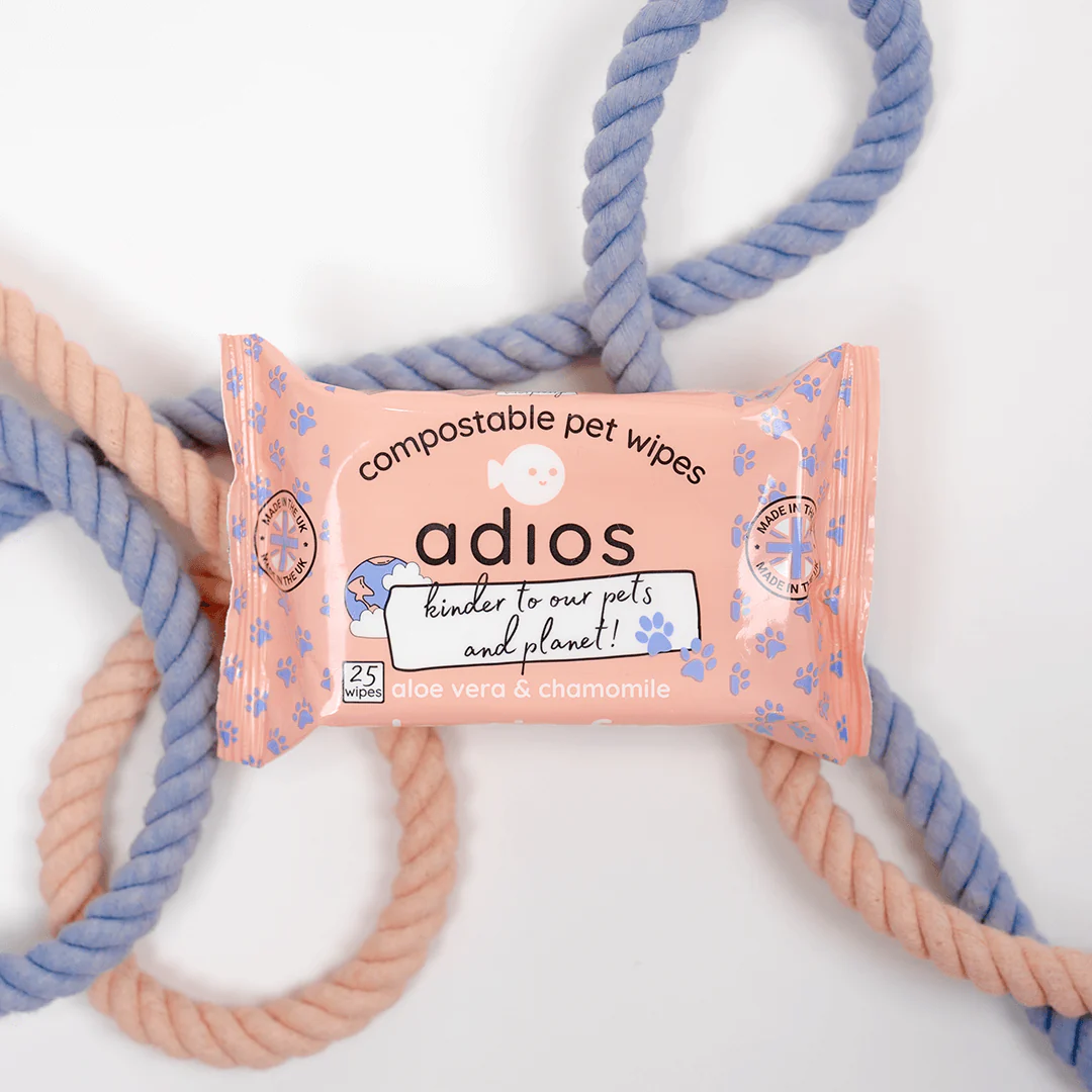 Adios Compostable Pet Wipes