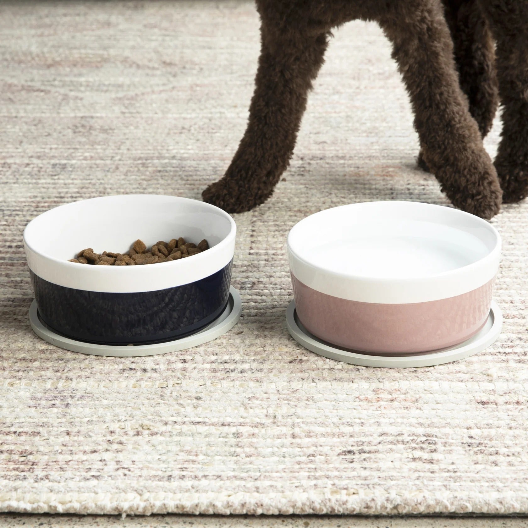 Waggo Habit Circle Dog Placemat- Set Of 2