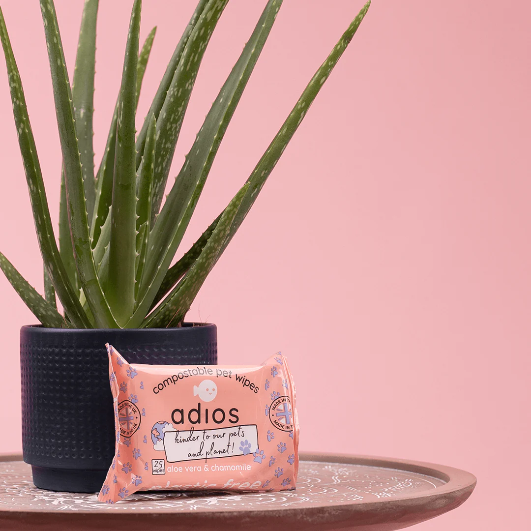 Adios Compostable Pet Wipes