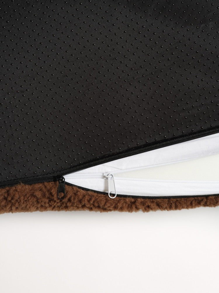 Hommey Faux Fur Pet Bed - Marshmallow