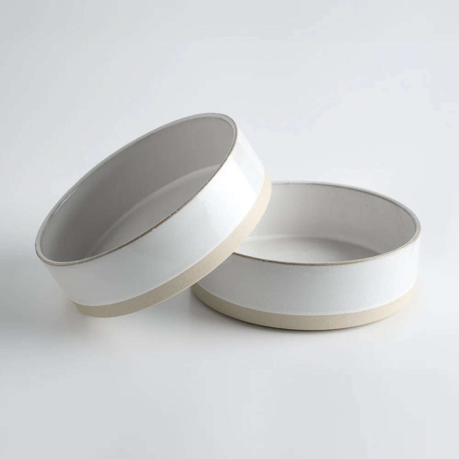 Animals in Charge - XL White Ceramic Dog Bowl