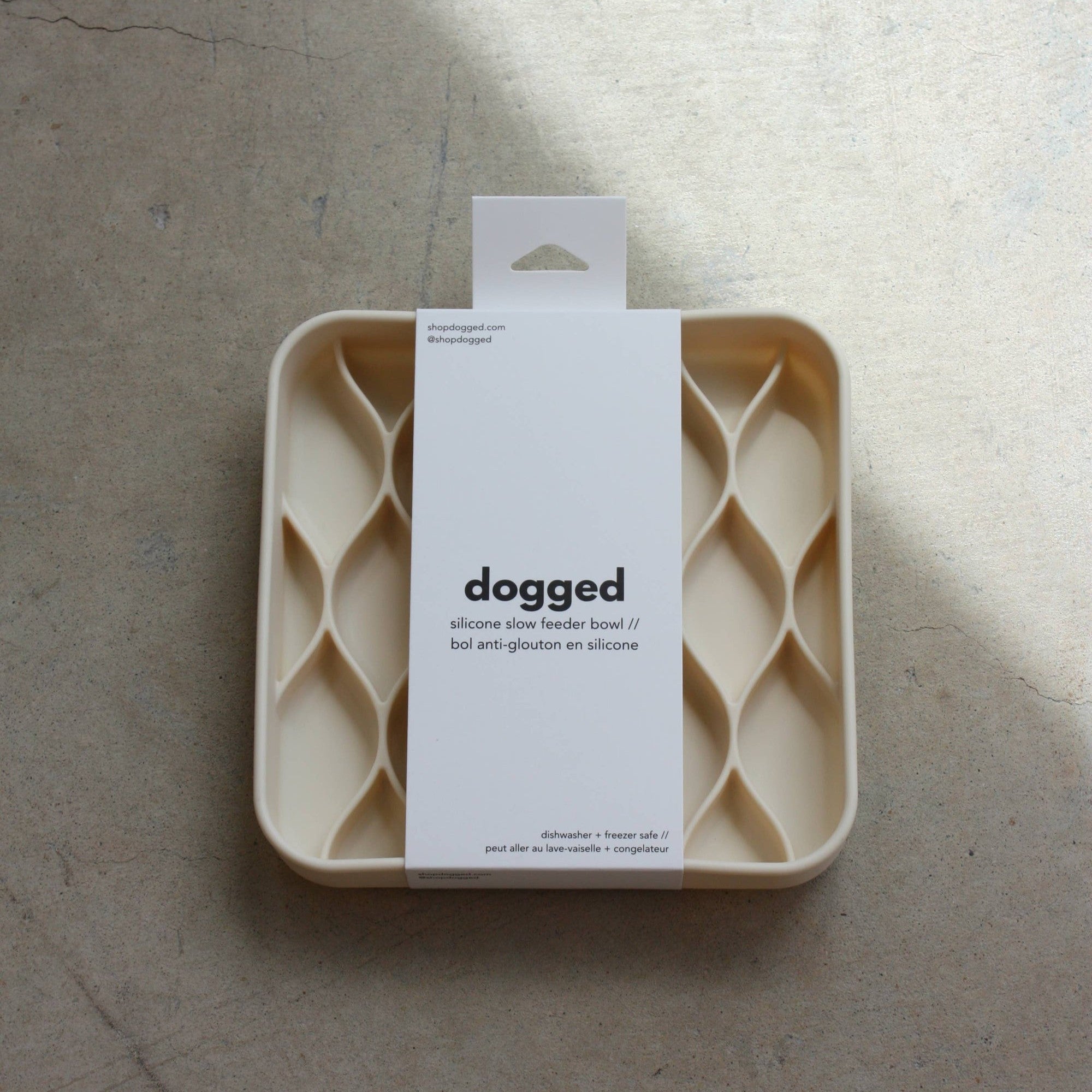 Dogged Argyle Slow Feeder Bowl