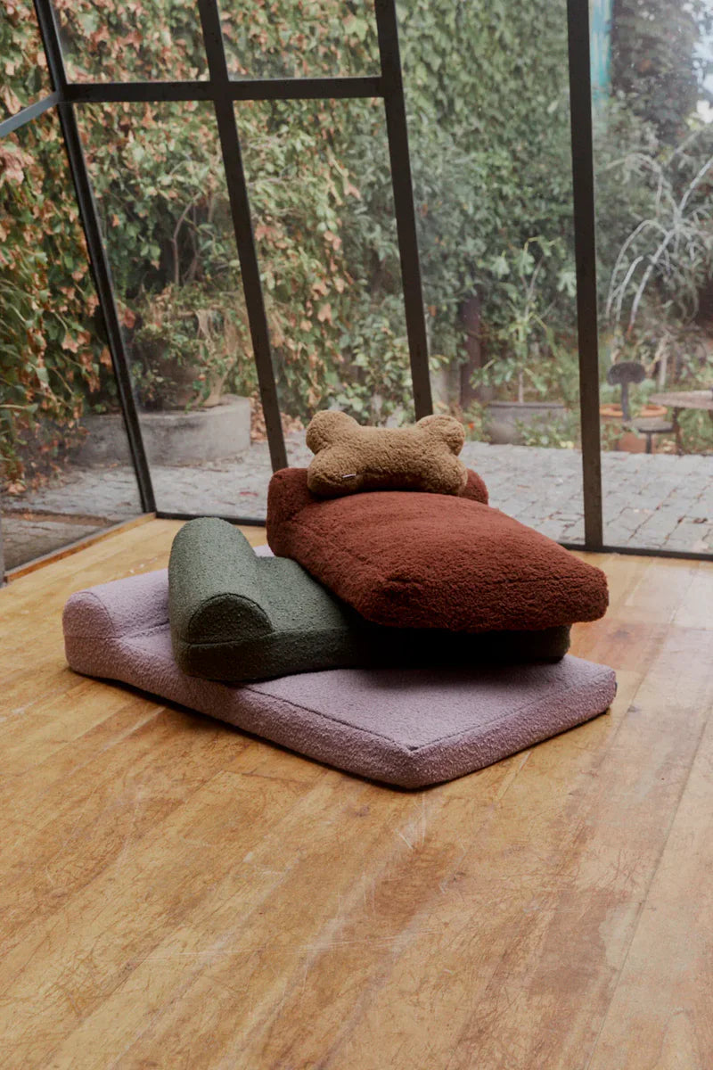 Hommey Faux Fur Bone Pillow