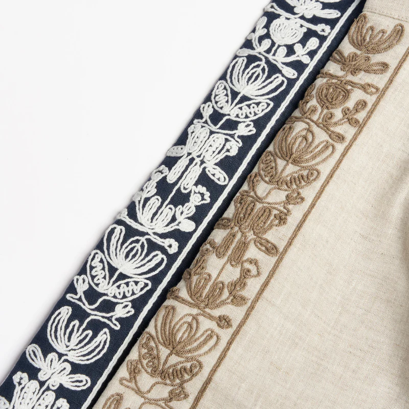 Bondir Poesia Embroidered Linen Shirt