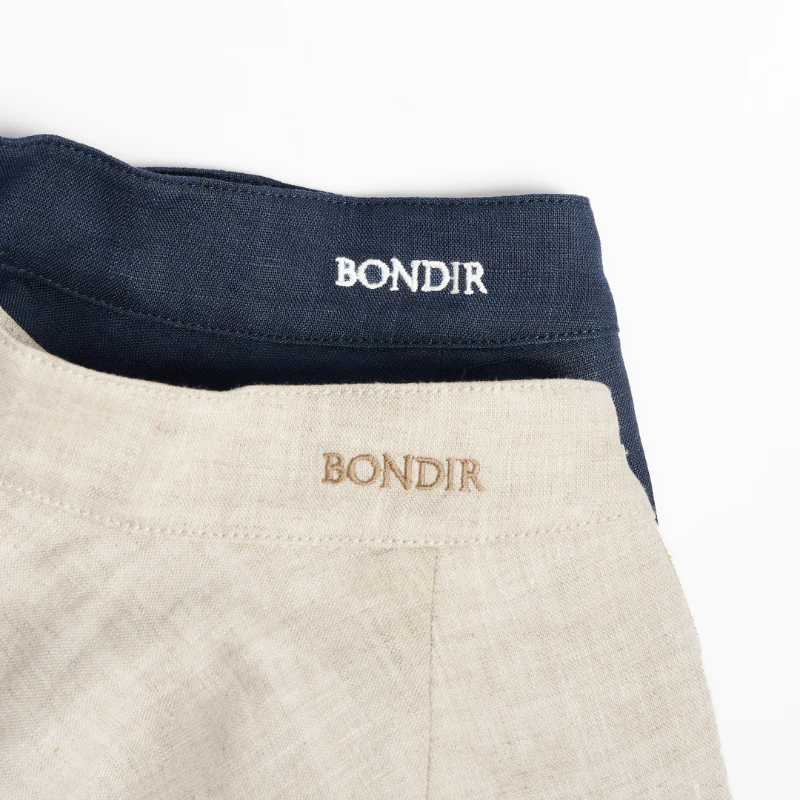 Bondir Poesia Embroidered Linen Shirt