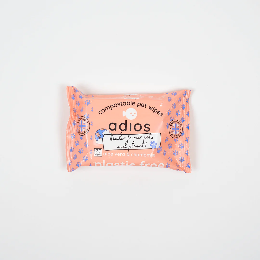 Adios Compostable Pet Wipes