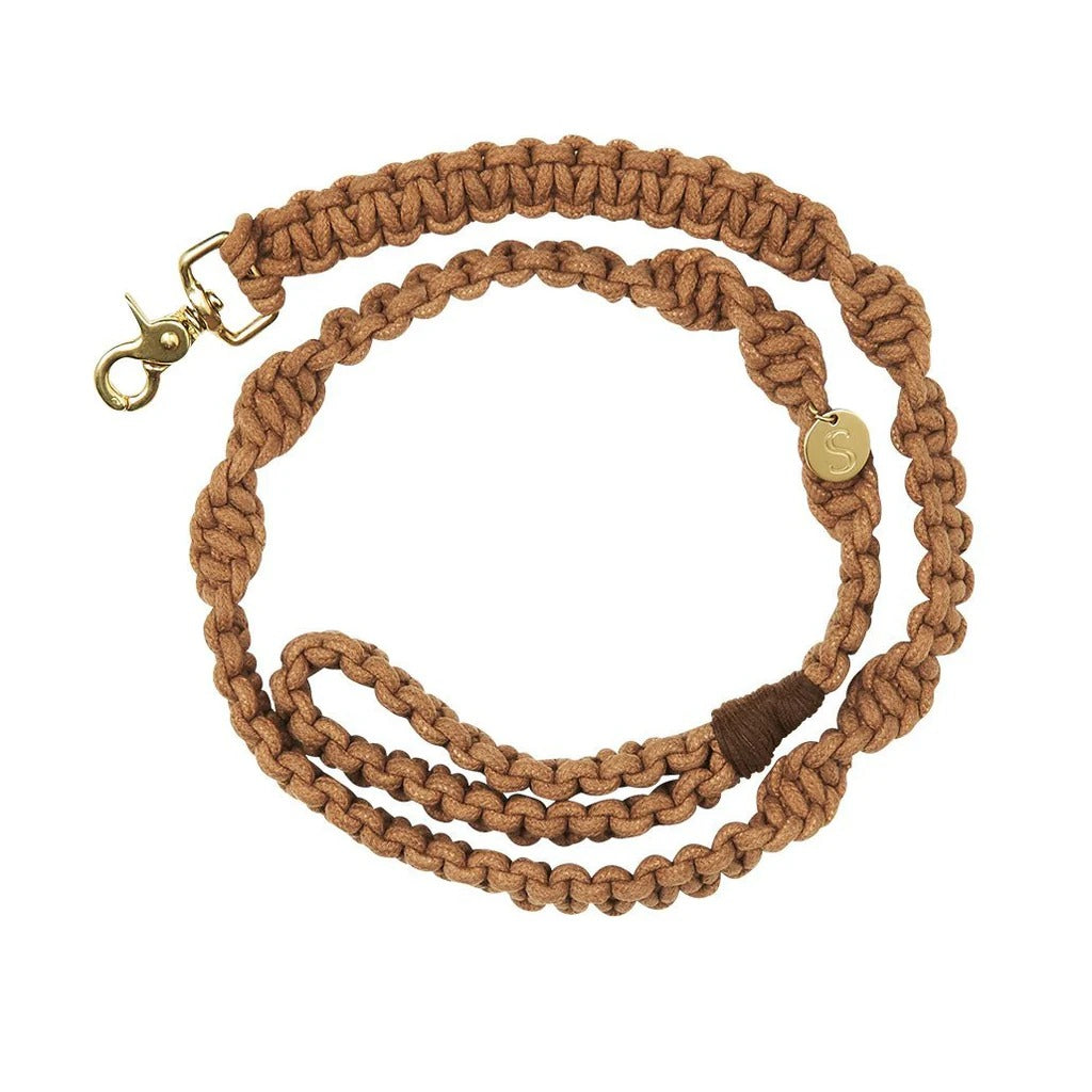 Sebastian Says Macramé Originals Dog Lead